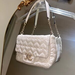 Juicy Couture Heart Quilted Handbag